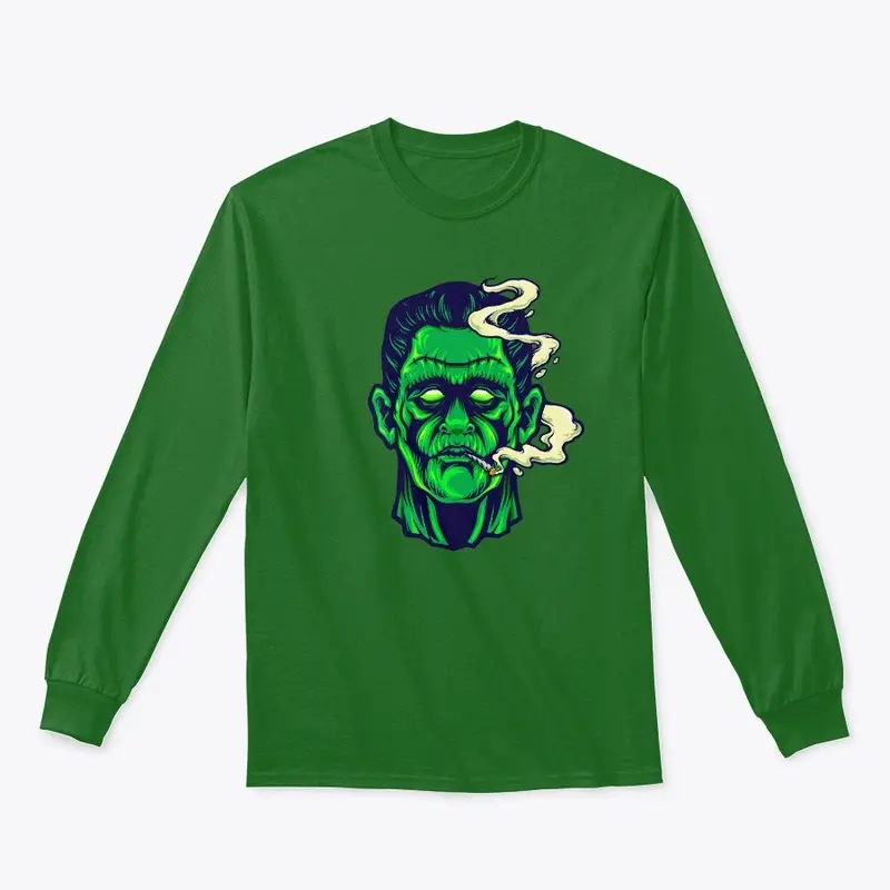 Zombie Frankenstein Smoking