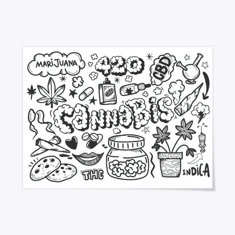 Cannabis Doodle