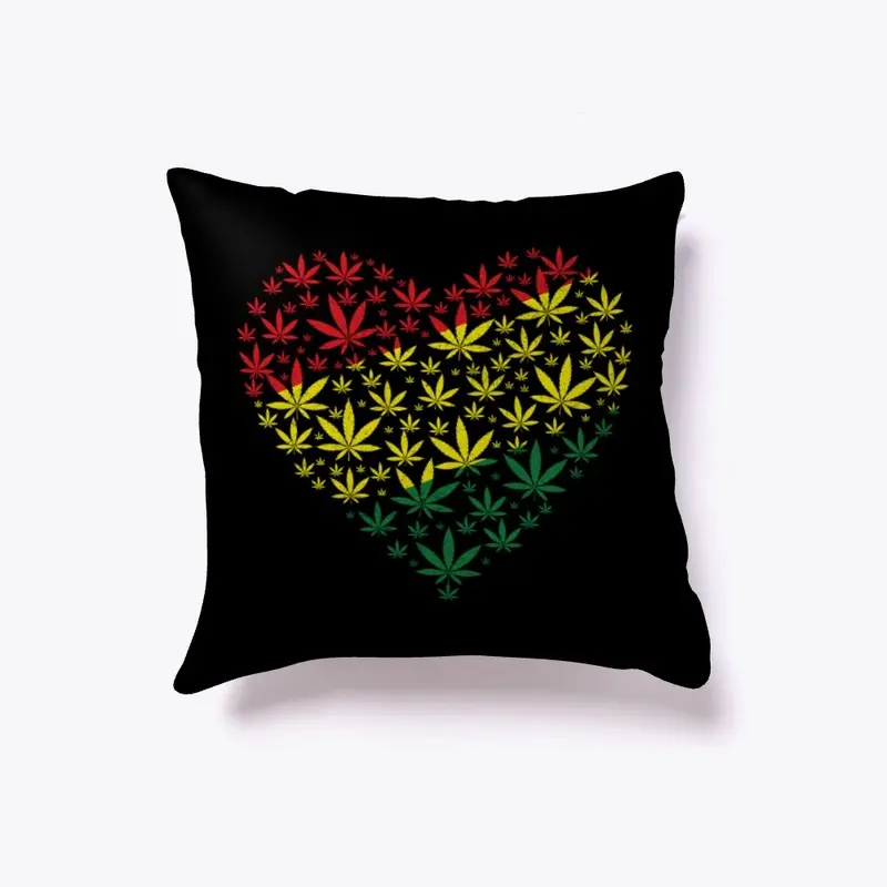 Cannabis Rasta Heart v1