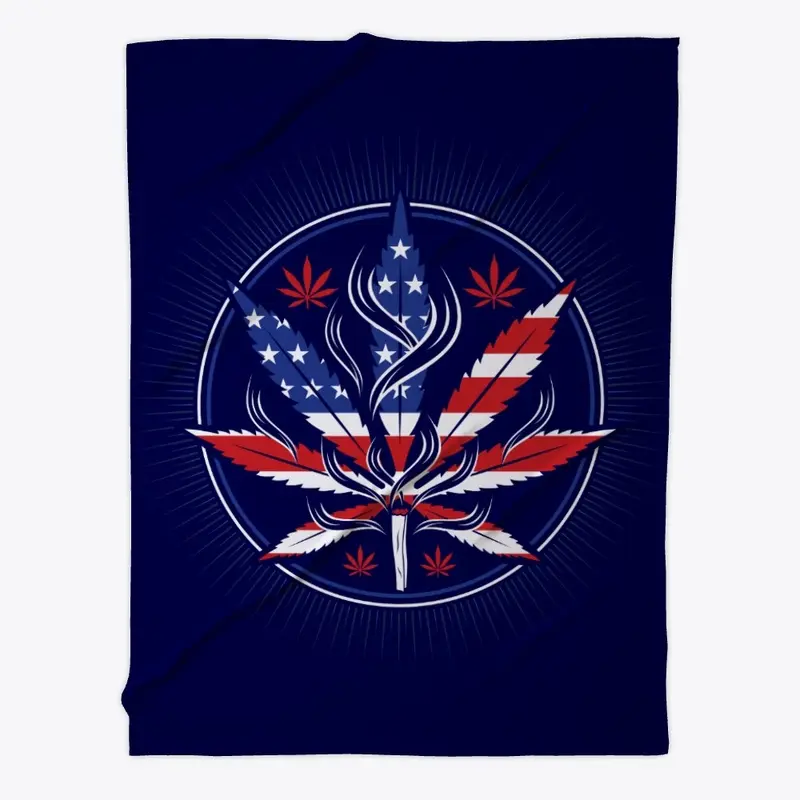 USA Flag Cannabis Leaf v1.1